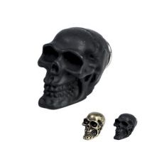 Highway Hawk H01-125B Čepičky Cracked Skull černá 2ks